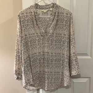 100% Silk Cynthia Rowley V-Neck Blouse XL